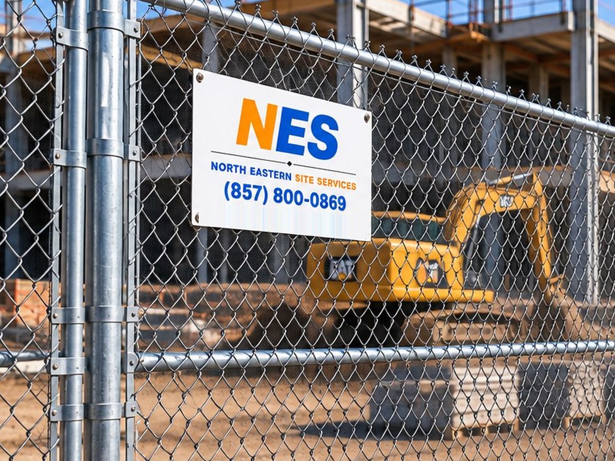 Post-driven chain link fence