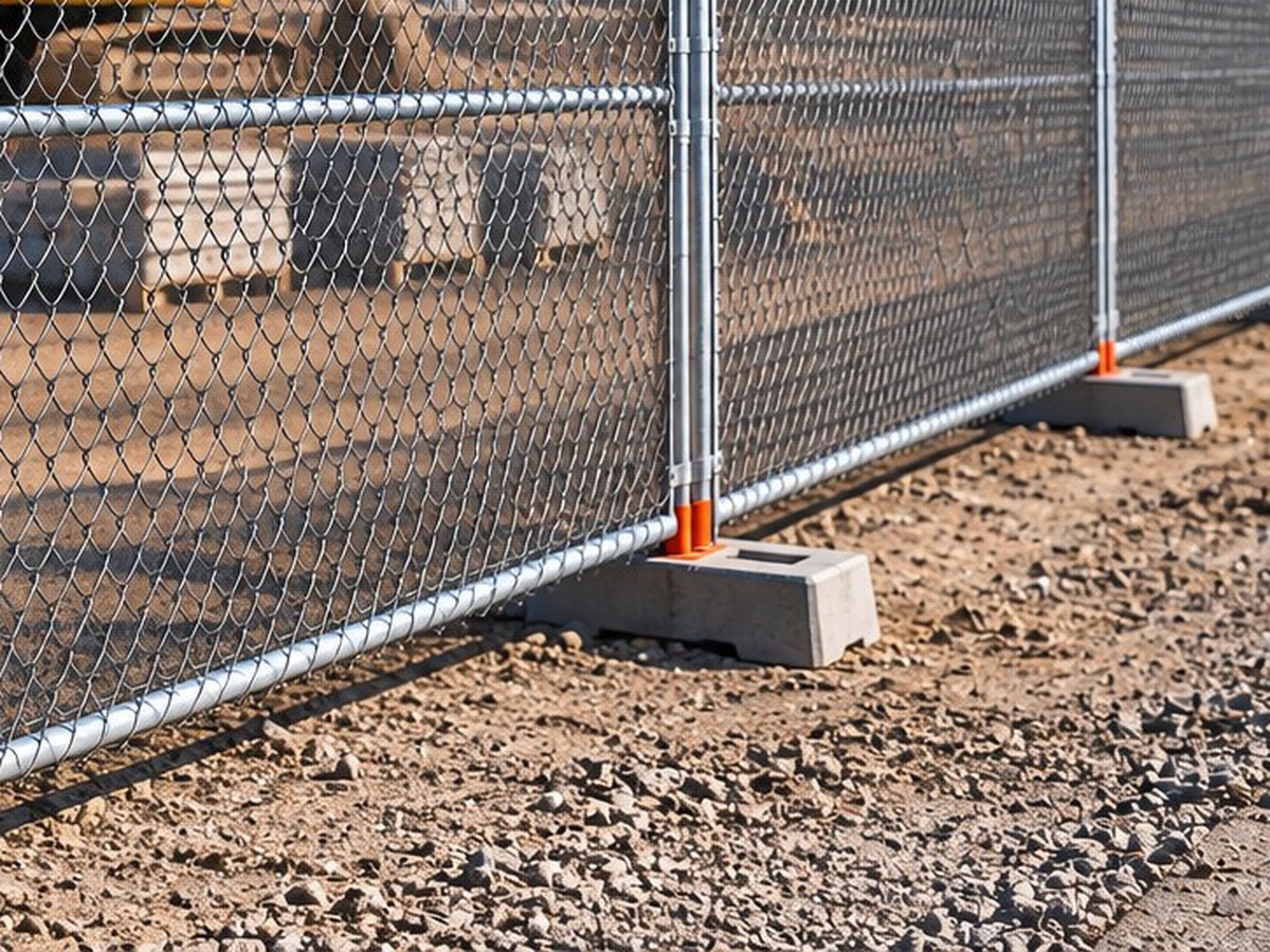 Fence base blocks and hardware
