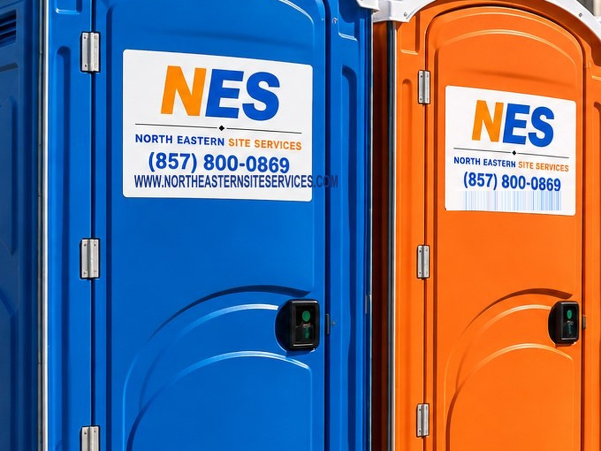 Flush portable restroom unit